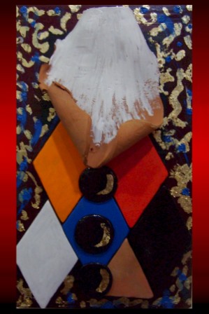 il vestito di Arlecchino - cm. 50 x 30